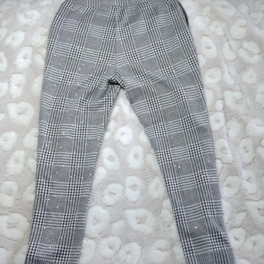 Girl's Plaid Leggings